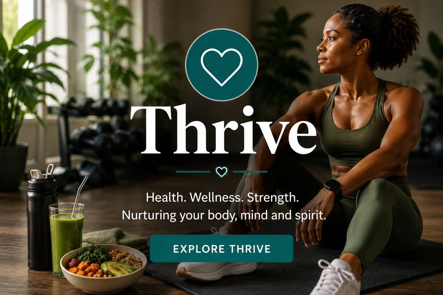 Thrive — How I'm building a body and daily life that actually feels good.